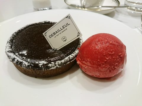 ドゥバイヨル;タルトショコラノワールセット