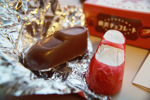 赤い靴チョコレート